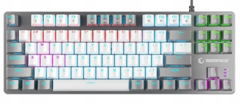 Rampage Mehāniska spēļu tastatūra Snug RGB