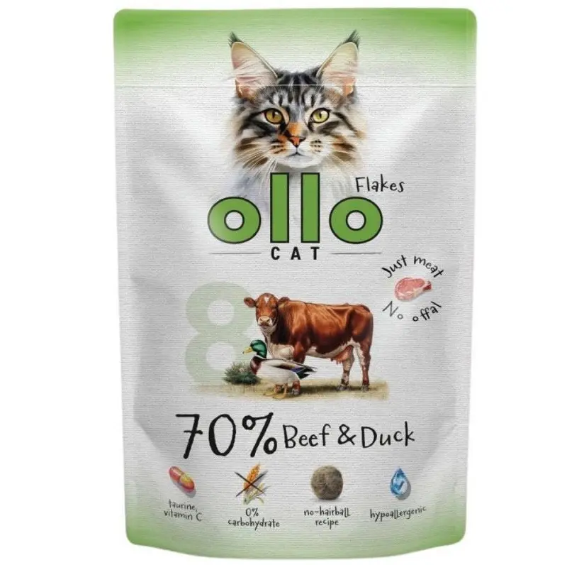 Ollo saszetka nr 8 kot Wołowina