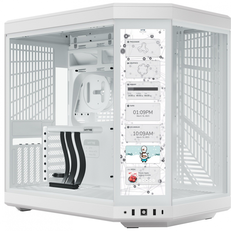 HYTE Y70 White - CS-HYTE-Y70TTI-WW -