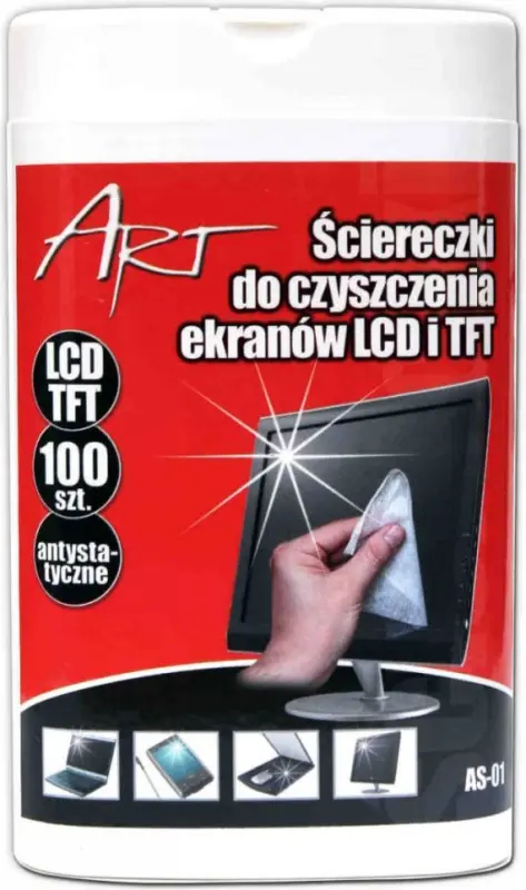 Art mitrās salvetes LCD/TFT ekrāniem, 100