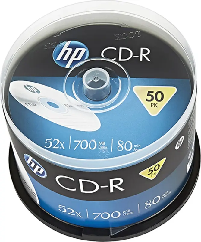 HP CD-R 700 MB 52x, 50