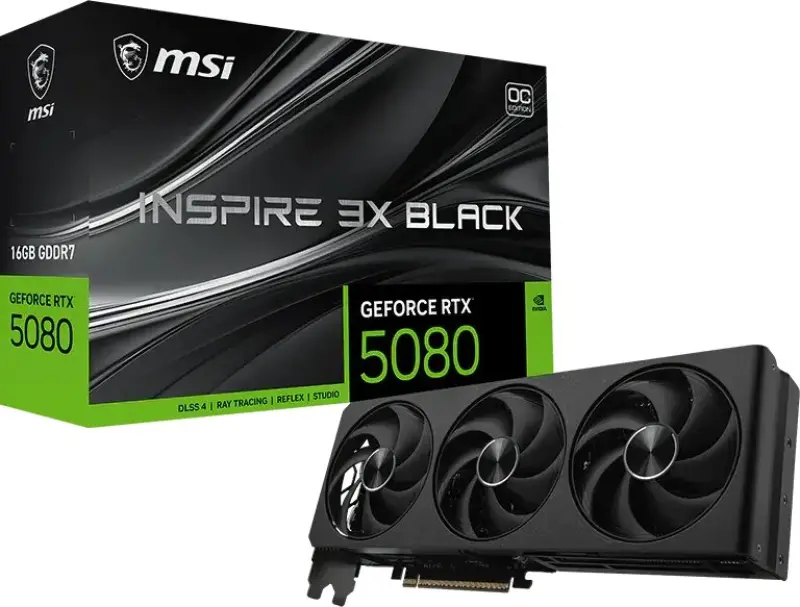 MSI GeForce RTX 5080 16G INSPIRE
