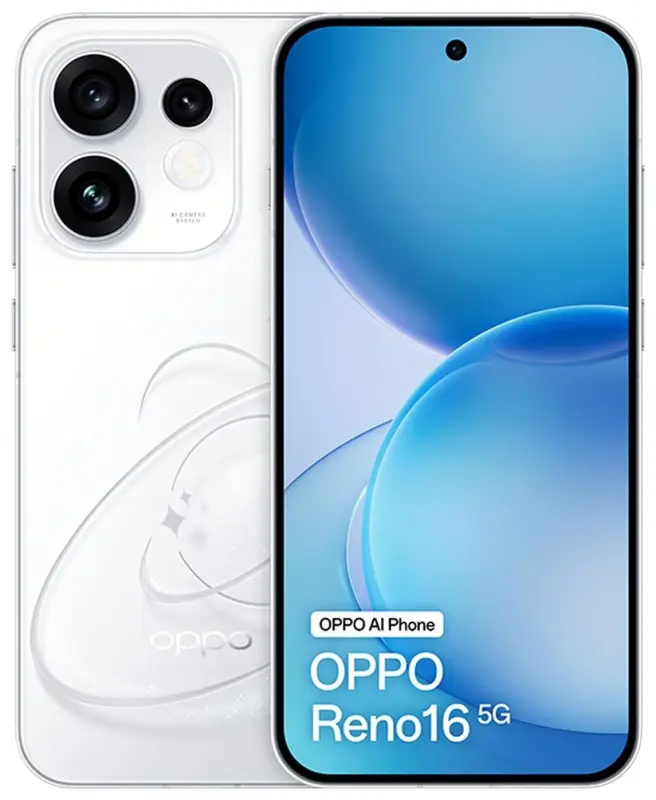 Oppo Reno16 5G 8/256GB Balts -