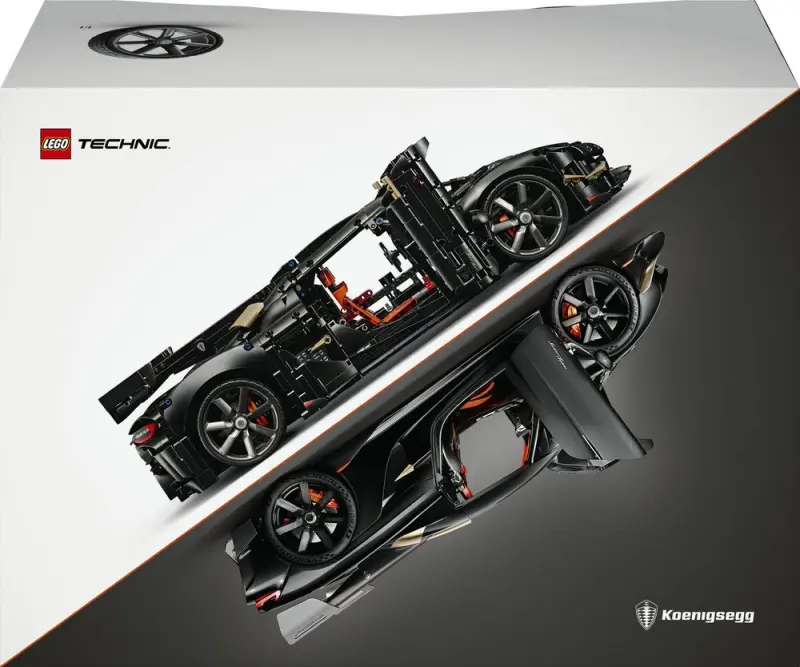 LEGO Technic Koenigsegg Sadaira šķēps megamašīna