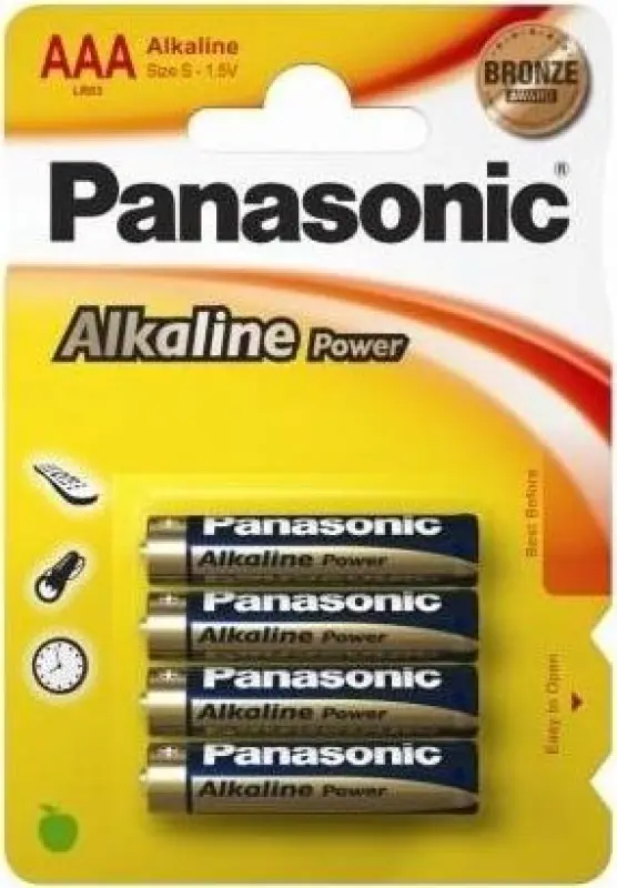 Panasonic LR03-4BB Alkaline Power AAA (LR03)