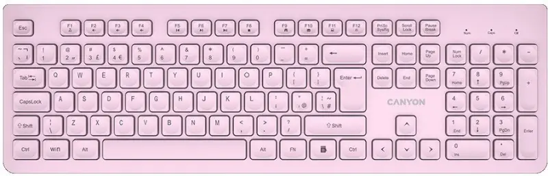 Canyon HKB-W01 (CNS-HKBW01P) tastatūra - 5291485017606