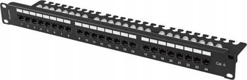 Lanberg 24 portu patch panelis 1U