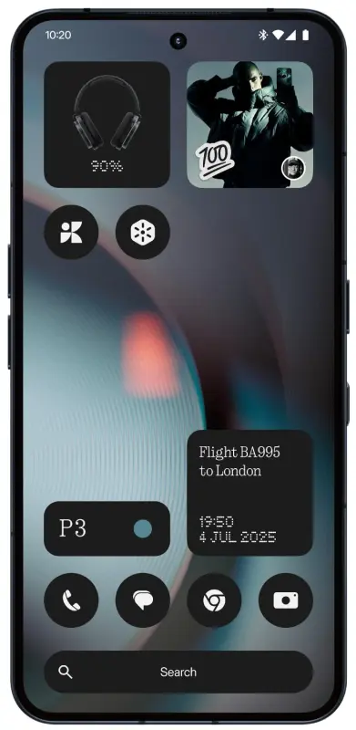 Nothing Phone 3 5G 16/512GB Melns