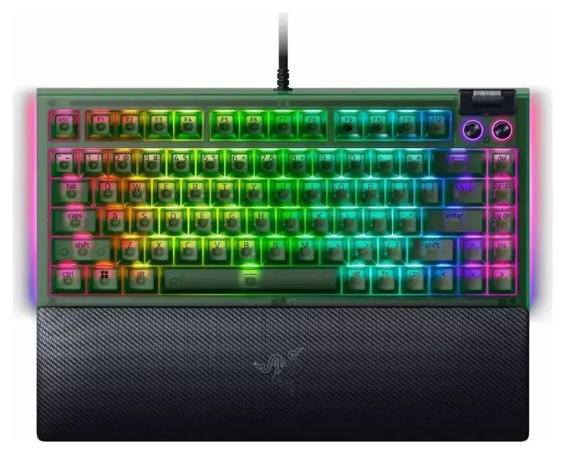 Razer BlackWidow V4 75% Phantom Green