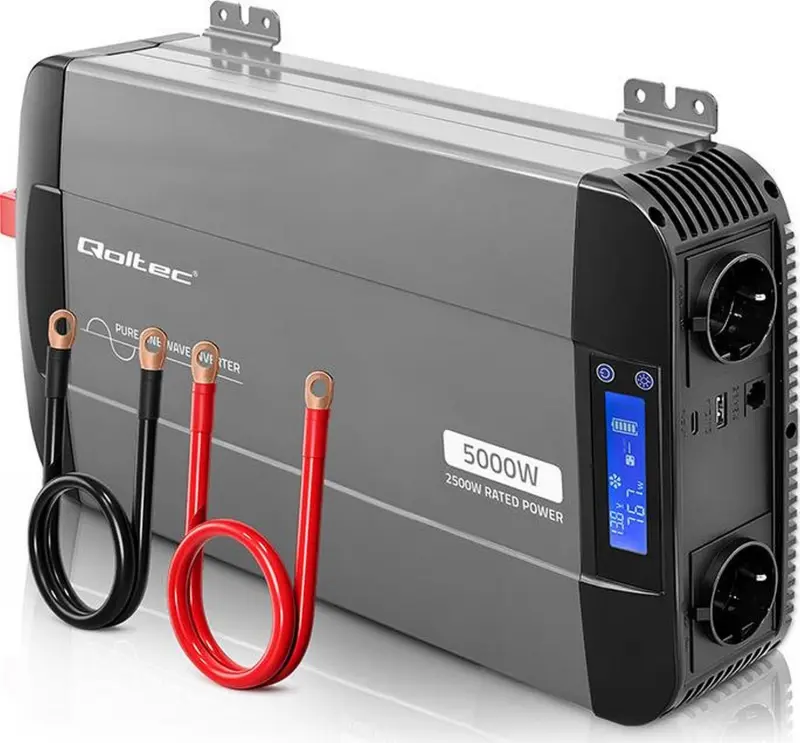 Qoltec Tīrā sinusoīda invertors | 12V