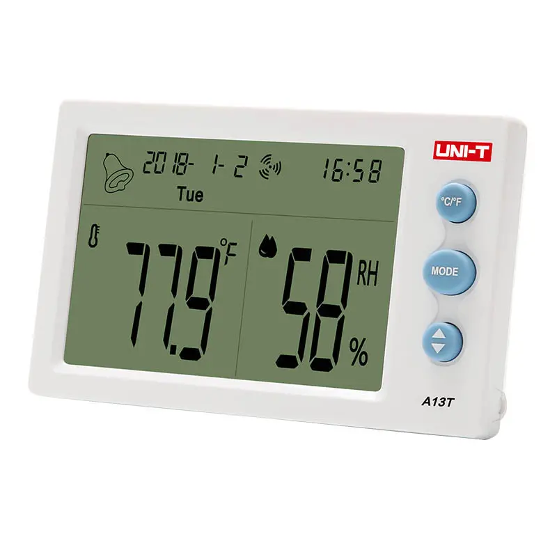 Uni-T Temperatūras un mitruma mērītājs ar