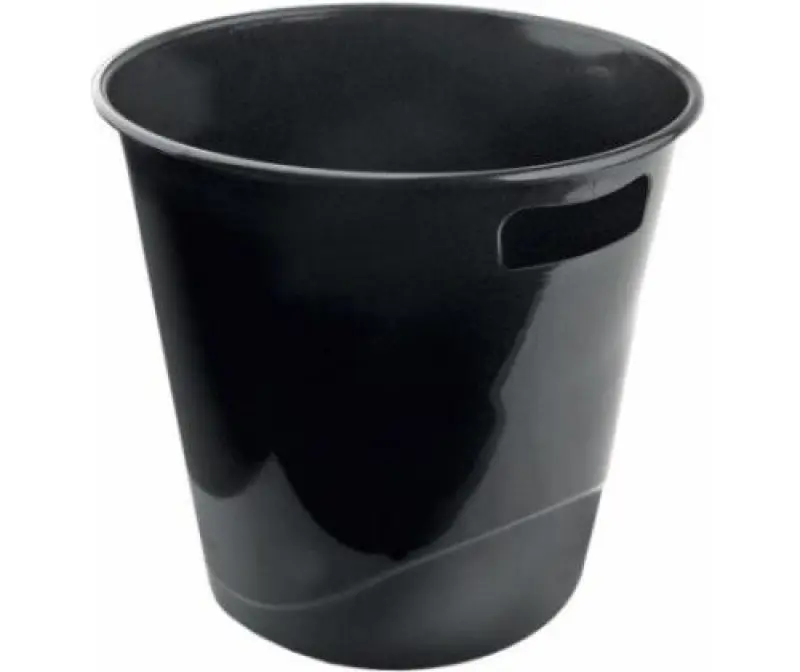 Papīrgrozs Forpus 10l, plastmasas, melns -