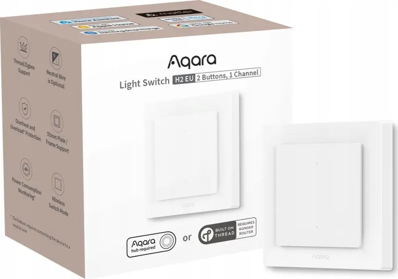Aqara Gaismas Slēdzis H2 EU |