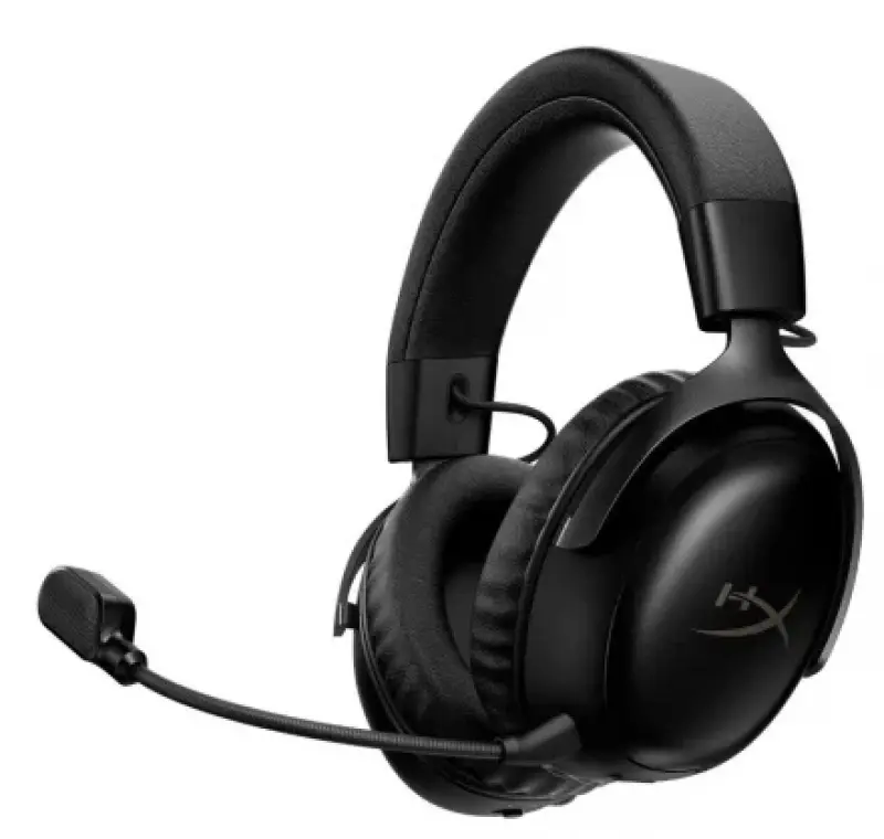 HyperX Cloud III S Bezvadu Melns