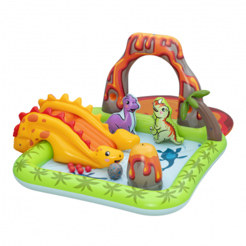 Water Playground with Dinosaurs Volcano Balls