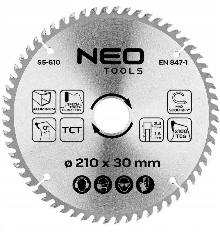 Neo Tools Dimanta zāģripa, kobalta, 210