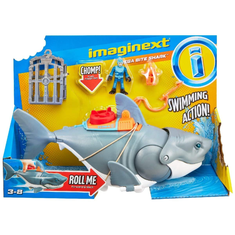 MATTEL Imaginext Mega Bite Shark -