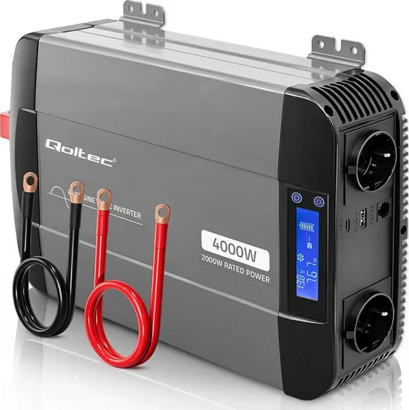 Qoltec tīrs sinusoīdas vilnis | 12V