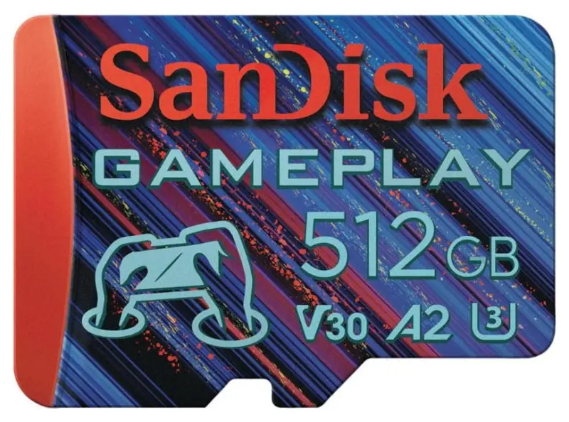 SanDisk microSDXC GamePlay 512GB 190/130 MB/s