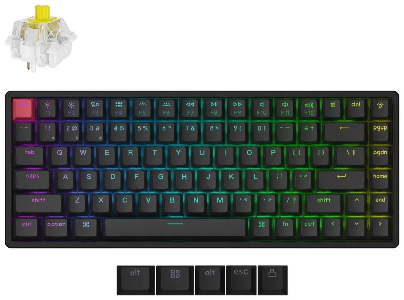 Keychron K2X-J4 75% Mehāniskā tastatūra ar