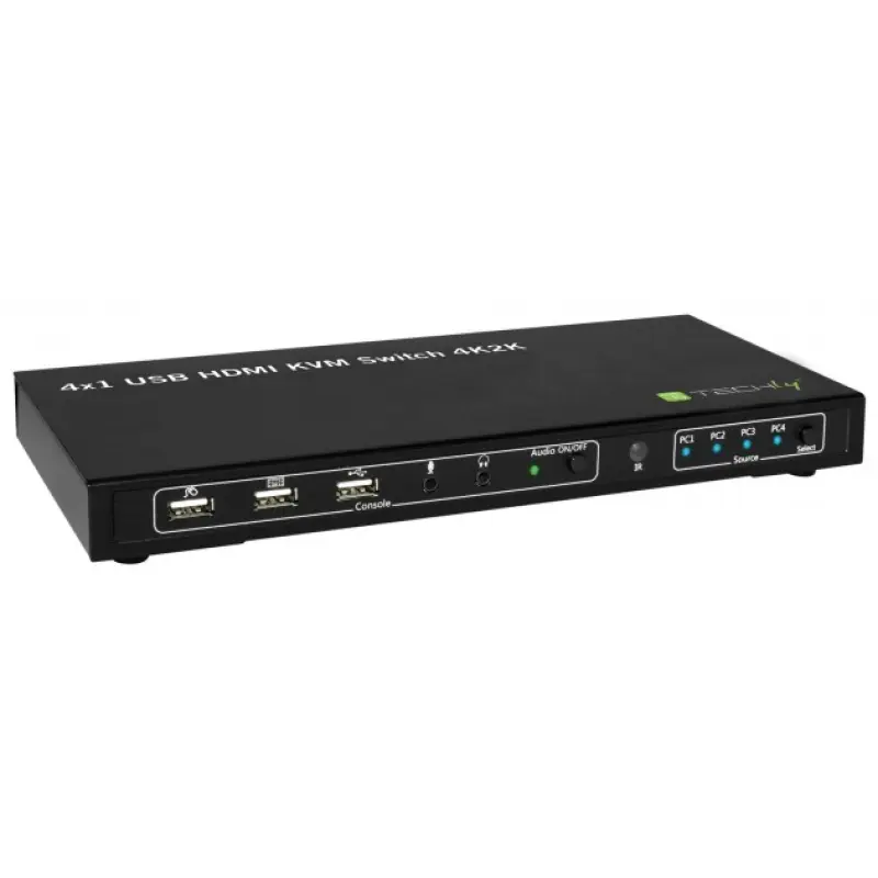 INTELLINET Techly 4-in-1 HDMI KVM slēdzis