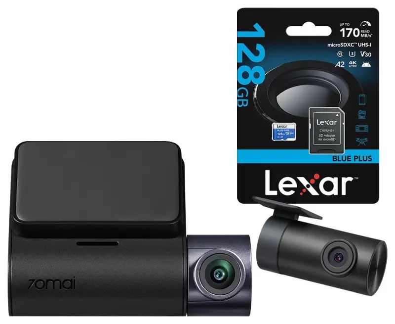 70Mai Dash Cam A410 ar aizmugures