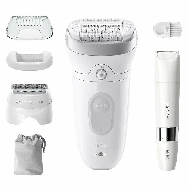 Braun Silk-épil 7 7-441 baltā–sudrabkrāsā -