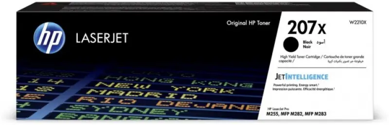 HP 207X (W2210X) Melns Tonera kasetne