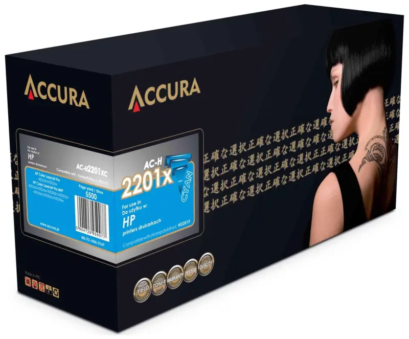 Accura HP No. 220X (W2201X) Tonera