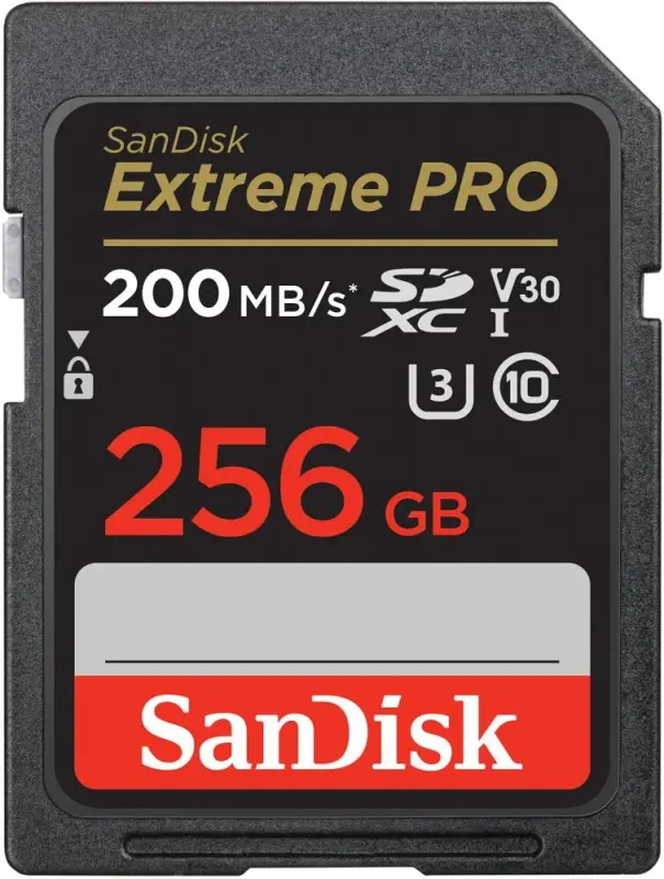 SanDisk SDXC 256GB Extreme Pro –