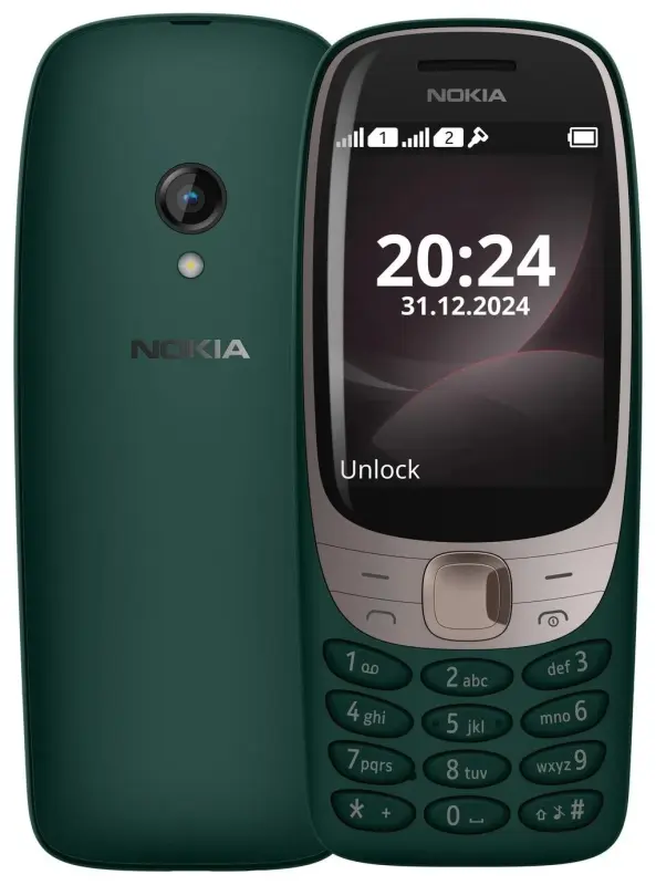 Nokia 6310 (TA-1607) Dual SIM Zaļš