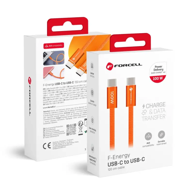 Forcell Cable USB C to USB