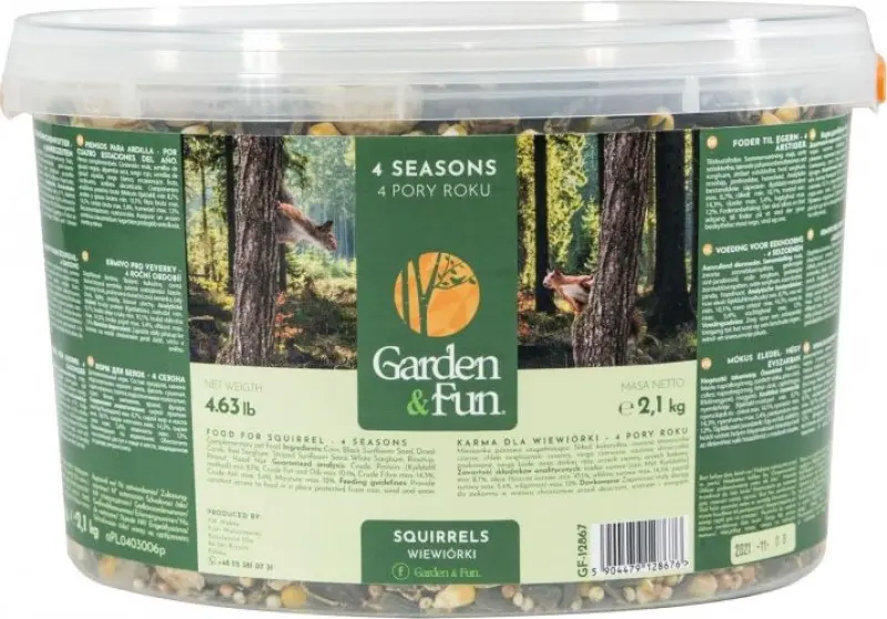 Garden&Fun Barība vāverēm — 4 sezonas