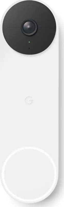 GOOGLE Durvju zvana komplekts Balts GA01318-FR