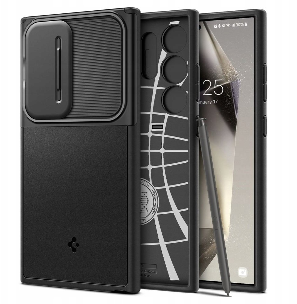 Spigen Optik Armor priekš Galaxy S26 Ultra - Melna