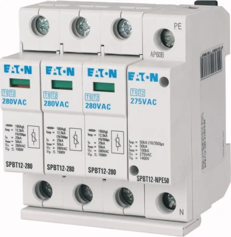 Eaton pārsprieguma ierobežotājs B+C tips 1+2