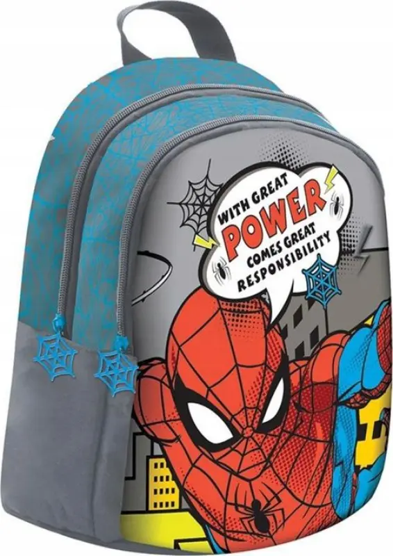 Beniamin skolas mugursoma Spider-Man pelēka -