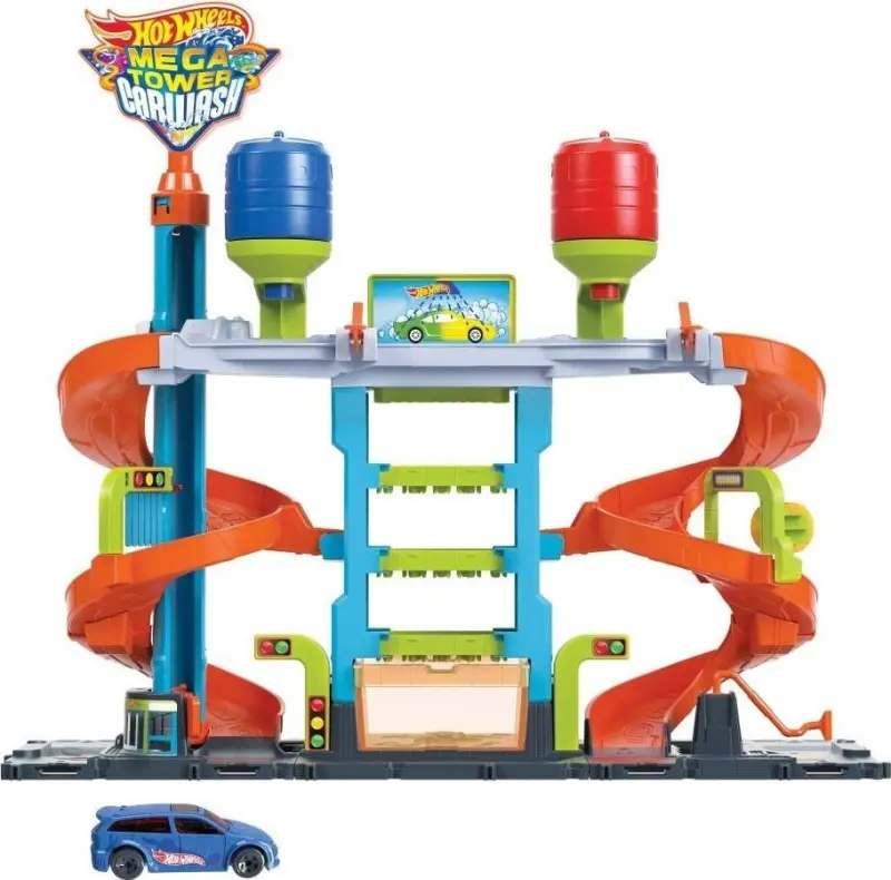Mattel City komplekts: trakulīga mega auto