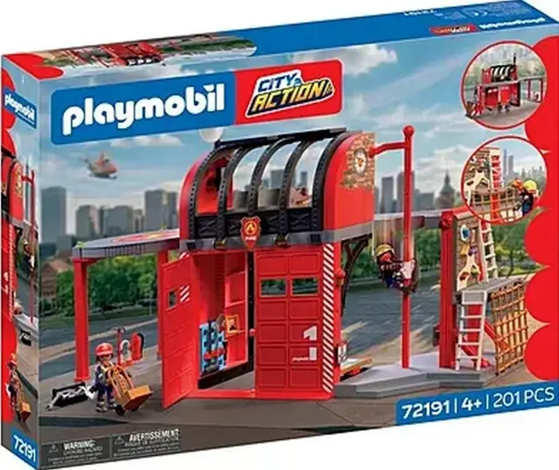 Playmobil Fire 72191 Liela ugunsdzēsēju depo