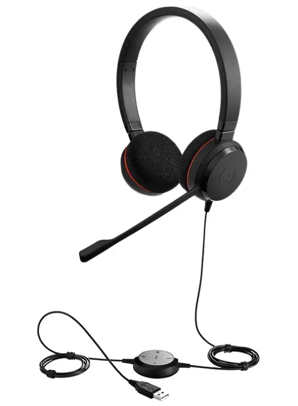 Jabra Evolve 20 Duo MS galda