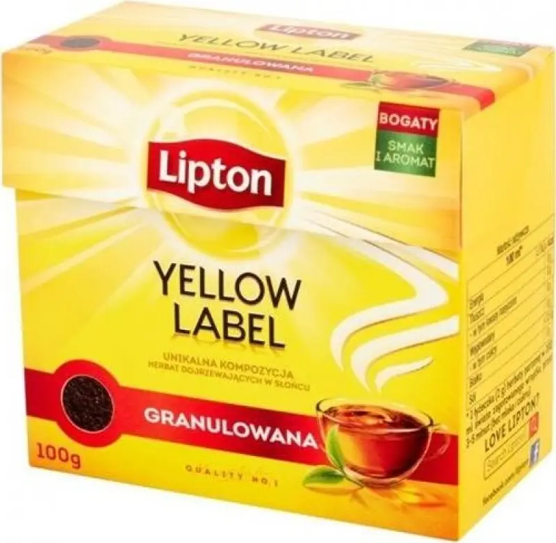 Lipton LIPTON Yellow Label granulāts 100