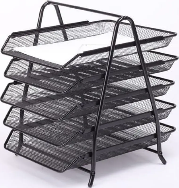 Tres dokumentu organizators melns (5A W4705)