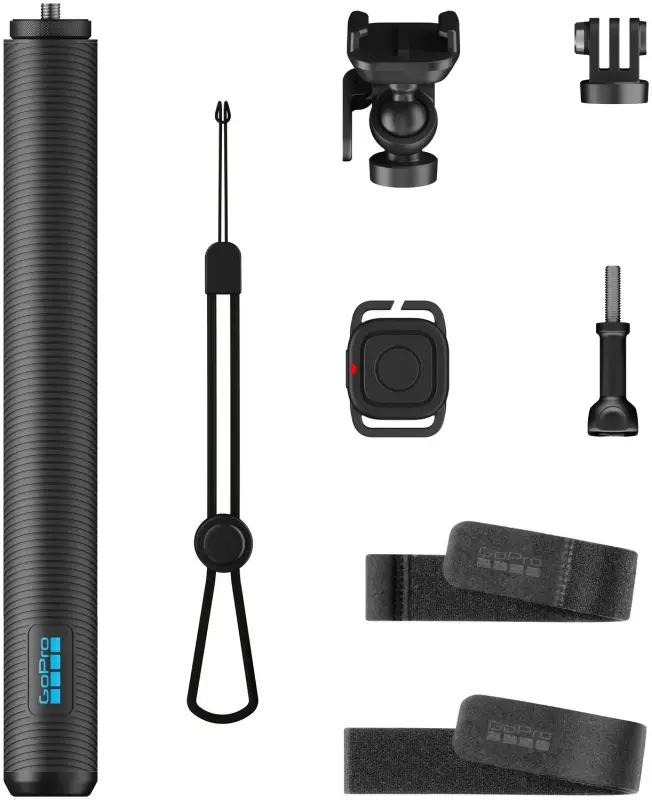 GoPro pagarināmais rokturis + slēdža tālvadības