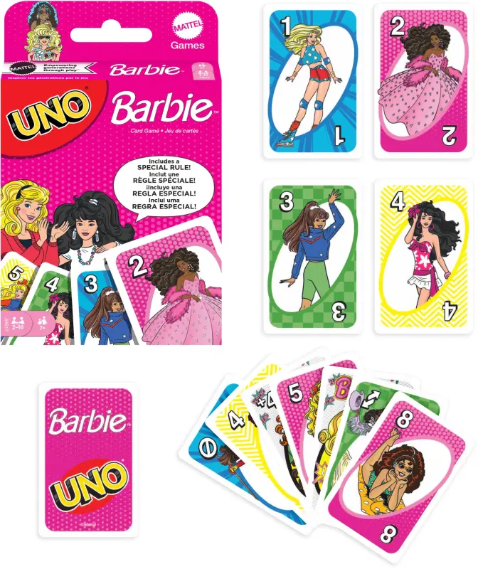 Mattel UNO kāršu spēle Barbie JHB17