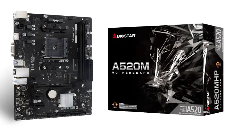 Biostar A520MHP motherboard AMD A520 Socket