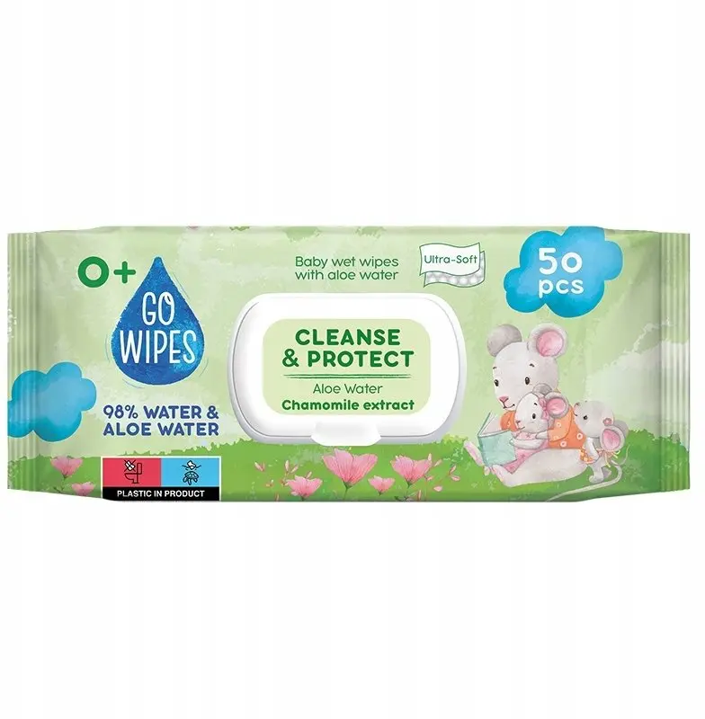 GoWipes mitrās salvetes bērniem GOWIPES ar
