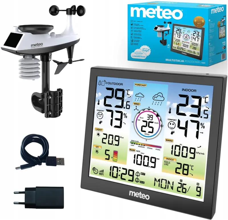 Meteo bezvadu laika stacija — higrometr