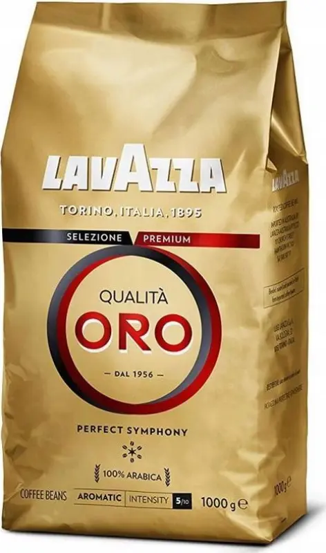 Lavazza Qualità Oro Veselās kafijas pupiņas