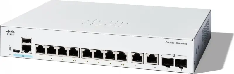 Cisco Catalyst 1200 slēdzis (C1200-8T-E-2G) -