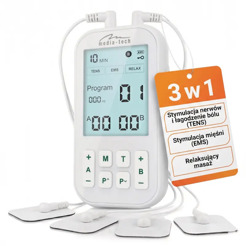 Media-Tech MT6543 TENS/EMS Physiotherapy Massager -
